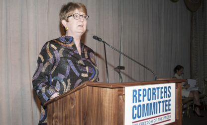 2014 REPORTERS’ COMMITTEE for FREEDOM of the PRESS FIRST AMENDMENT AWARDS Dinner