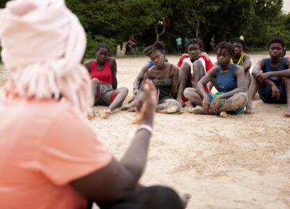 Senegal Female Wrestlers