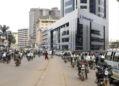 Uganda Motorcycle Taxis