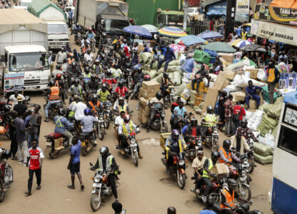 Uganda Motorcycle Taxis