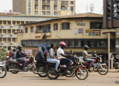 Uganda Motorcycle Taxis