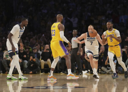 Timberwolves Lakers Basketball