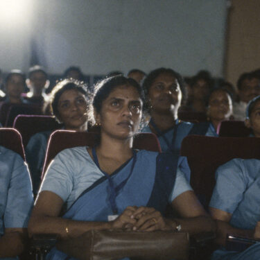 This image released by Janus and Sideshow Films shows Kani Kusruti, center, in a scene from 