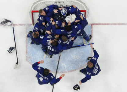 APTOPIX Beijing Olympics Ice Hockey