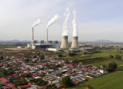 FILE - Guohua Power Station, a coal-fired power plant, operates in Dingzhou, Baoding, in the northern China's Hebei province, Nov. 10, 2023. (AP Photo/Ng Han Guan, File)