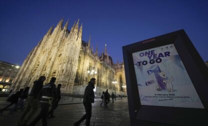 Italy Winter Olympics One year To Go