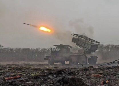 In this photo distributed by Russian Defense Ministry Press Service on Thursday, March 20, 2025, a Russian 