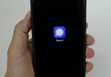 An image of the Signal app is shown on a mobile phone in San Francisco, March 18, 2025. (AP Photo/Jeff Chiu)