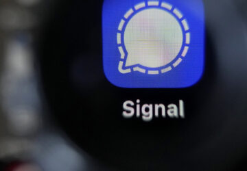 The Signal app is shown on a mobile phone in San Francisco, March 18, 2025. (AP Photo/Jeff Chiu)