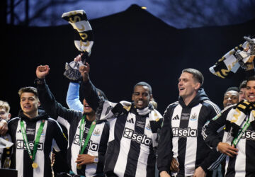 Britain Soccer Carabao Cup Parade
