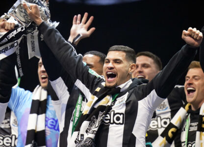 Britain Soccer Carabao Cup Parade