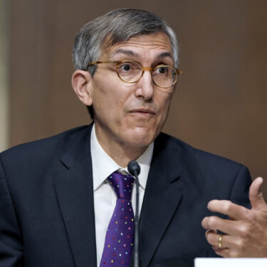 FILE - Former Food and Drug Administration vaccine chief Dr. Peter Marks testifies during a hearing, May 11, 2021 on Capitol Hill in Washington. (Jim Lo Scalzo/Pool via AP, File)