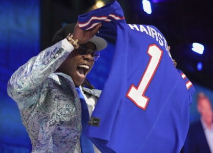 APTOPIX NFL Draft Football