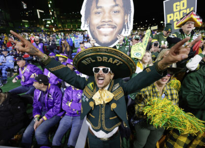 APTOPIX NFL Draft Football