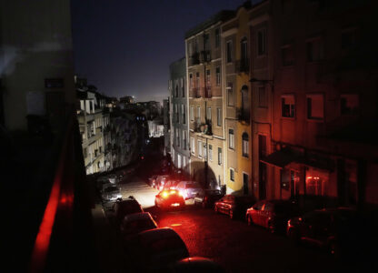 APTOPIX Portugal Power Outage