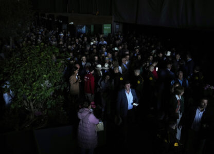 APTOPIX Spain Power Outage