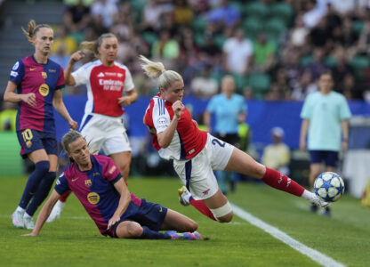 APTOPIX Portugal Soccer Women’s Champions League Final