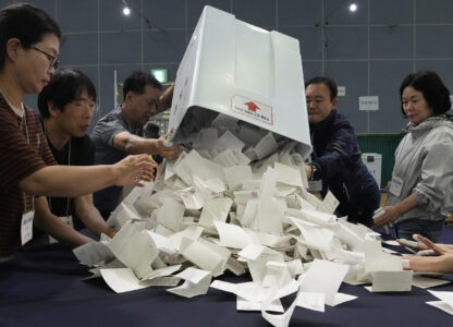 APTOPIX South Korea Election