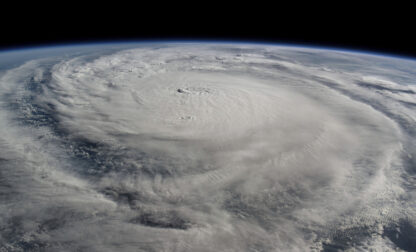 Hurricane Milton seen from International Space Station