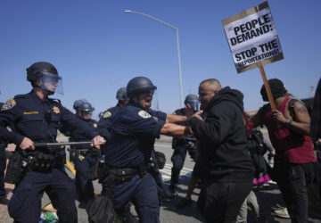 APTOPIX Immigration Raids Los Angeles