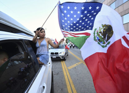 Immigration Protests Los Angeles
