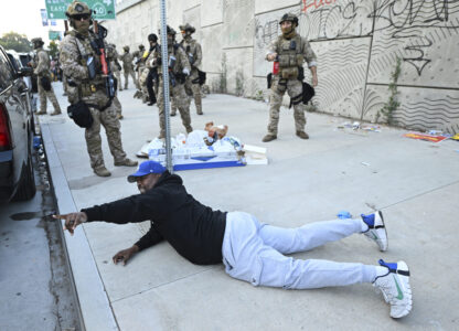 Immigration Protests Los Angeles