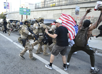 Immigration Protests Los Angeles