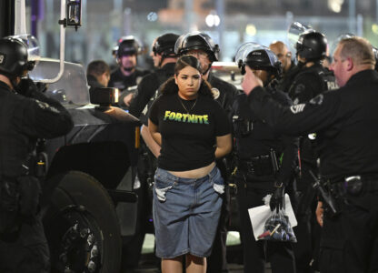 Immigration Protests Los Angeles
