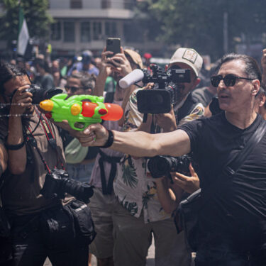 Spain Overtourism Water Guns