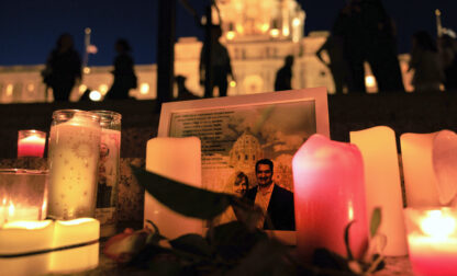 APTOPIX Minnesota Lawmakers Shot Vigil