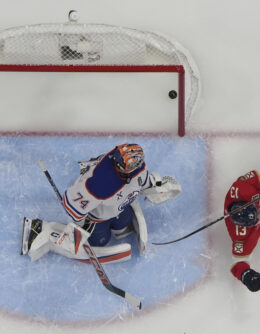 APTOPIX Stanley Cup Oilers Panthers Hockey
