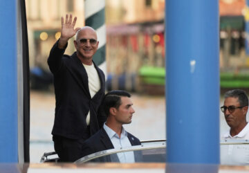 APTOPIX Italy Venice Bezos Wedding