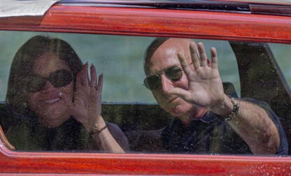 APTOPIX Italy Venice Bezos Wedding