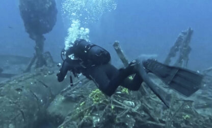 Croatia Sunken Boat