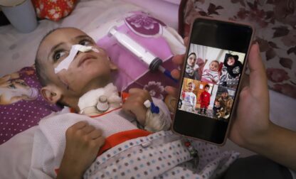 Mideast Wars Gaza Children