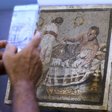 Italy Pompeii Mosaic