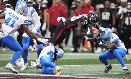 APTOPIX Lions Falcons Football