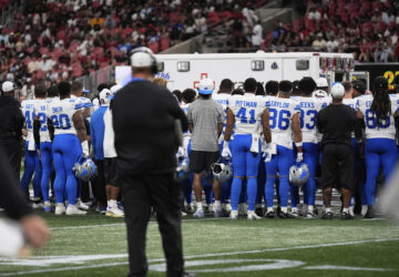 APTOPIX Lions Falcons Football