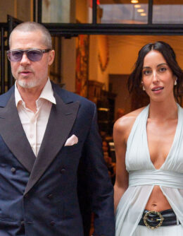 Brad Pitt and Ines de Ramon are seen in New York City – 6/16/25