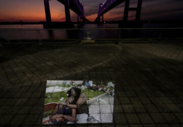 APTOPIX Katrina Photo Projections Photo Essay