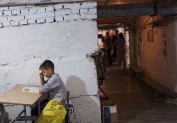 Russia Ukraine War Underground School