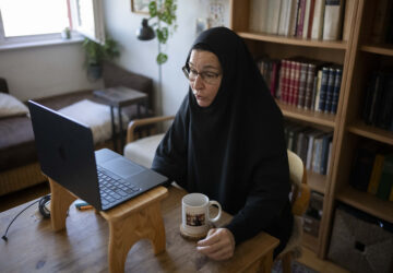 Orthodox Nun War Critic