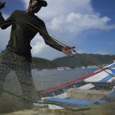 APTOPIX Venezuela Fishing Community