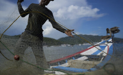 APTOPIX Venezuela Fishing Community