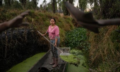 APTOPIX Climate Mexico Ancient Farms Women