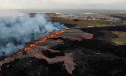 Iceland Volcano Town Disrupted