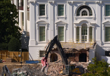APTOPIX White House Demolition