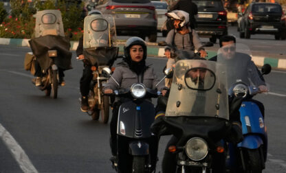Iran Women on Motorbikes