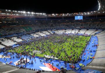 Paris Attacks-Security Guard Soccer
