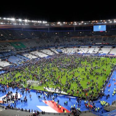 Paris Attacks-Security Guard Soccer